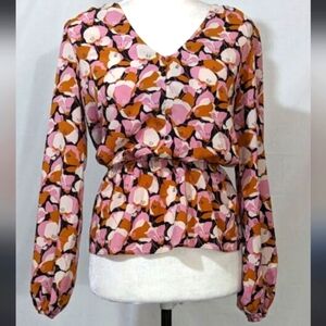 NINE WEST Floral Top